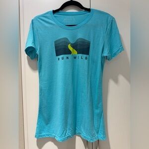 Softest tee with Run Wild logo